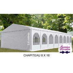 CHAPITEAU 8X16 - sur devis -